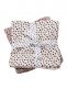 Burp cloth 2-pack 70x70 - Happy dots powder - Done By Deer