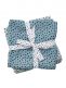 Burp cloth 2-pack 70x70 - Happy dots blue - Done By Deer