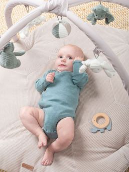 Baby´s Only - activity mat, Sense grey-green