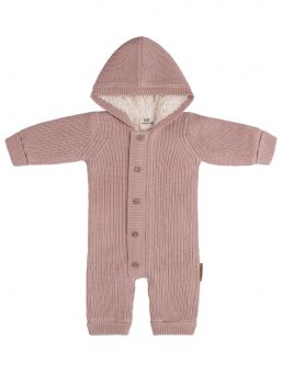 Baby's Only - TEDDY knit overall for baby 56cm, Soul old pink