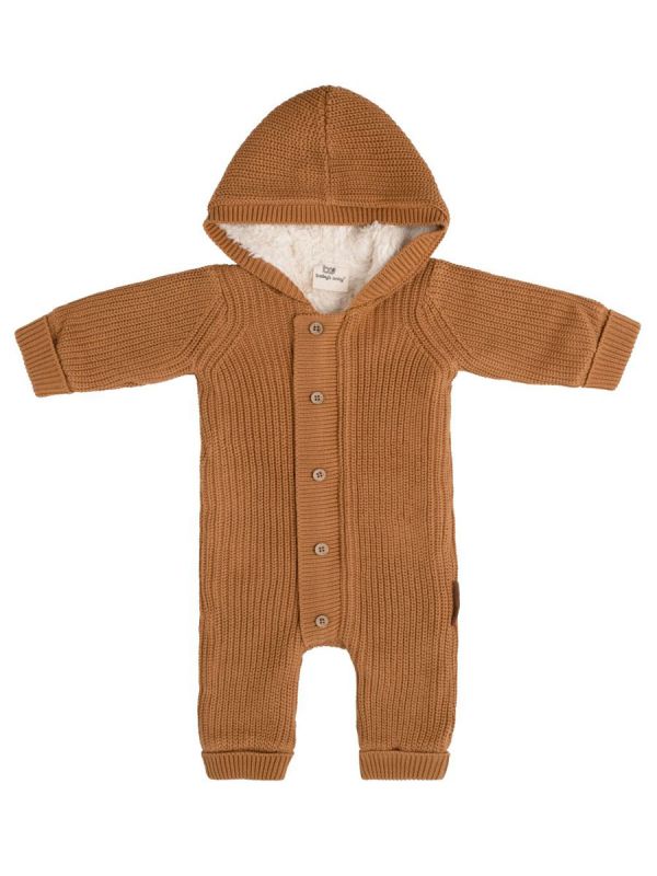 Baby's Only - TEDDY knit overall for baby 56cm, Caramel