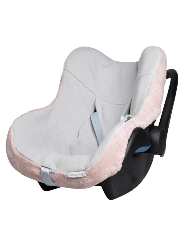 Baby's Only cover for a infant car seat, Teddy old pink