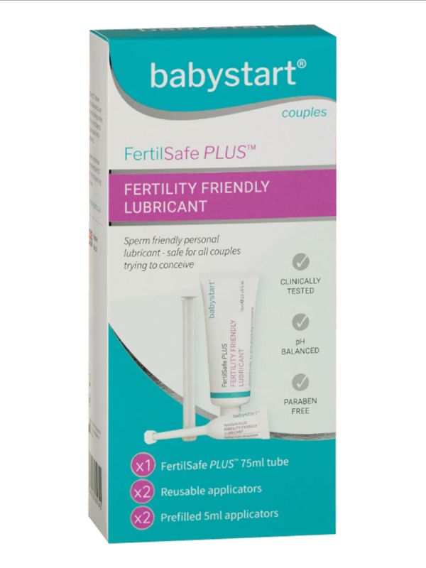 Babystart fertility friendly lubricant 75ml + applicators