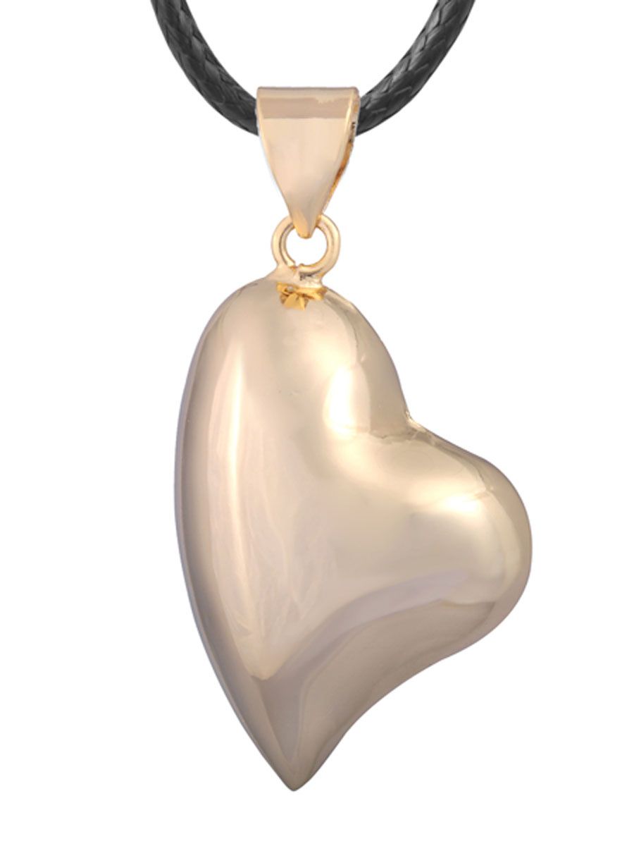 Bola pregnancy chime, Gold heart -hanging  -  Raskauskeiju