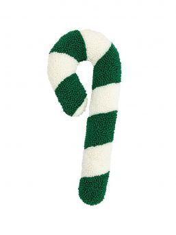 Candy cane pillow 50cm, green