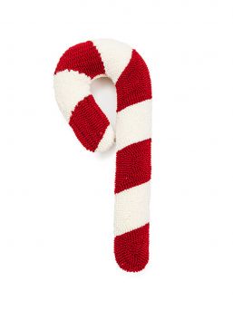 Candy cane pillow 50cm, red