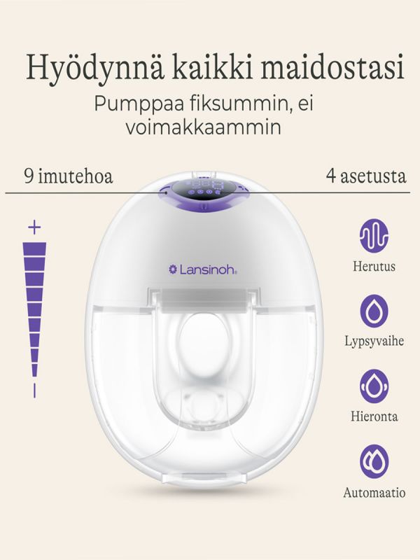 Lansinoh wearable breast pump Double