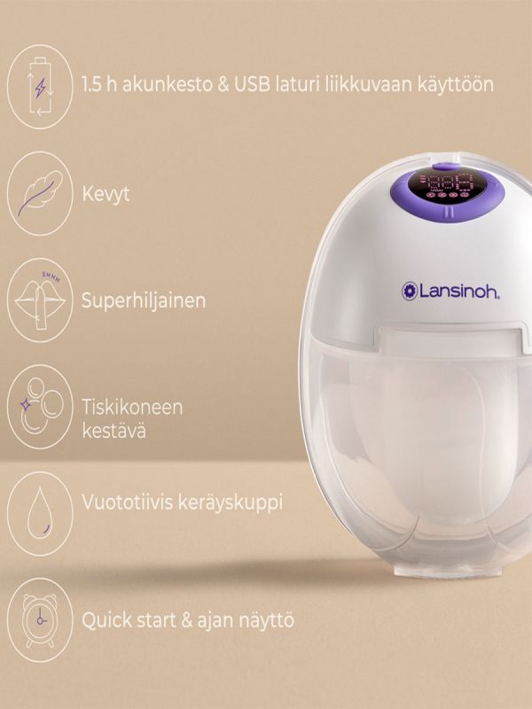 Lansinoh wearable breast pump Double