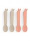 Kiddish spoon 4-pack Lalee, Sand / Coral