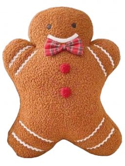 Gingerbread Christmas pillow 45cm, bouncle boy