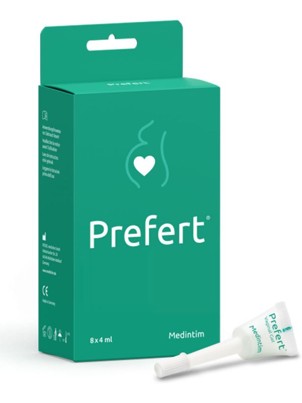 PREFERT Vaginal Gel lubricant for those planning pregnancy 4 x 6 ml + applicator