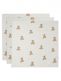 Cotton muslin set 3-pack - Teddy Bear