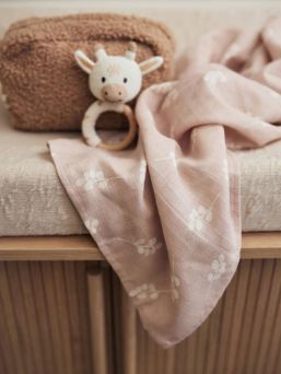 Cotton muslin set 3-pack Twig - Wild Rose