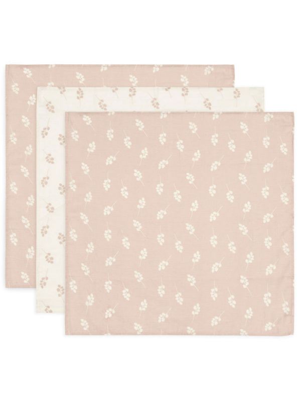 Cotton muslin set 3-pack Twig - Wild Rose