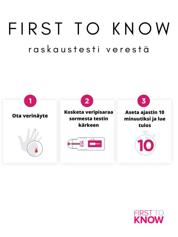 Pregnancy Test First To Know, 1pcs