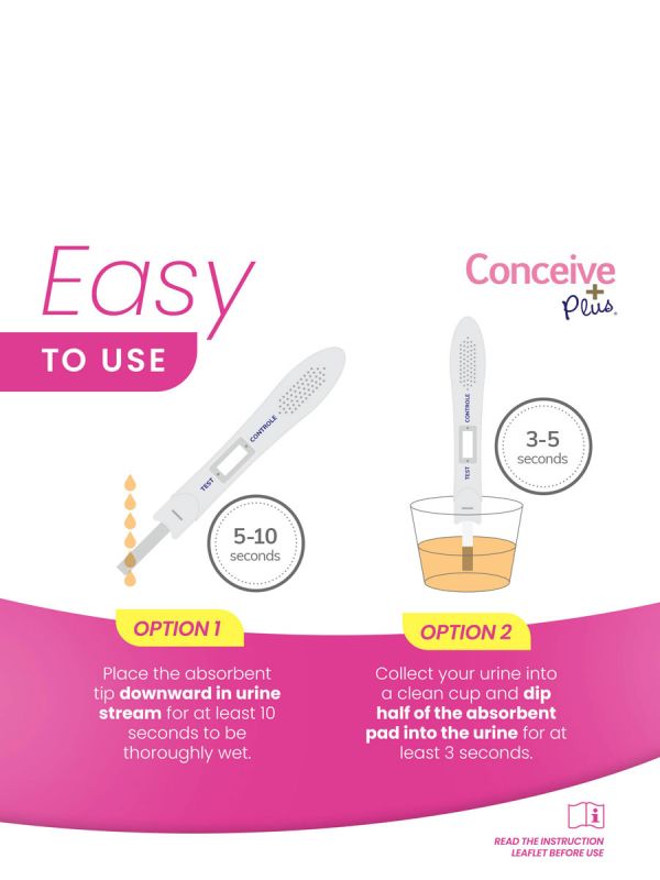 Conceive Plus Early Detection Pregnancy Test 2 pcs