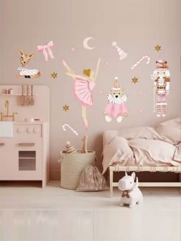 Wall sticker Set 100x100cm, Candy Nutcracker