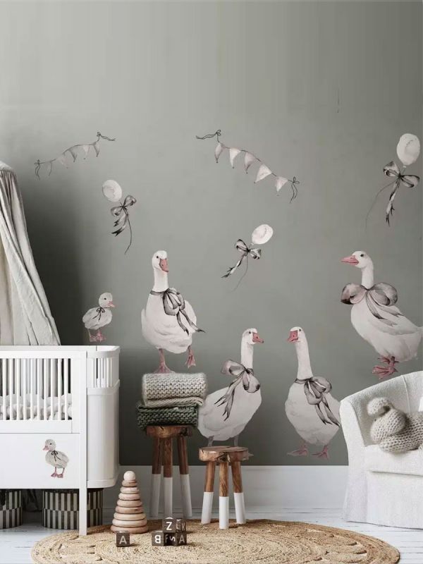 Wall sticker Set 100x50cm, Geese