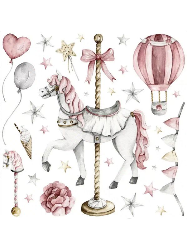 Wall sticker Set 140x140cm, Circus