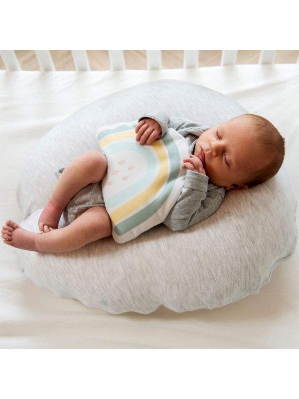 Softy breastfeeding pillow, chine white | DOOMOO