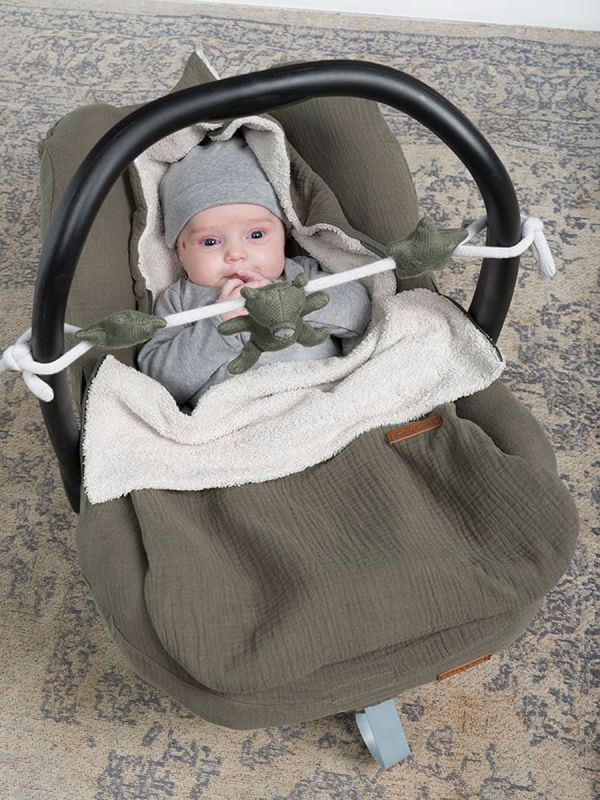 Baby’s Only - summer Cotton Footmuff Maxi Cosi, breeze khaki