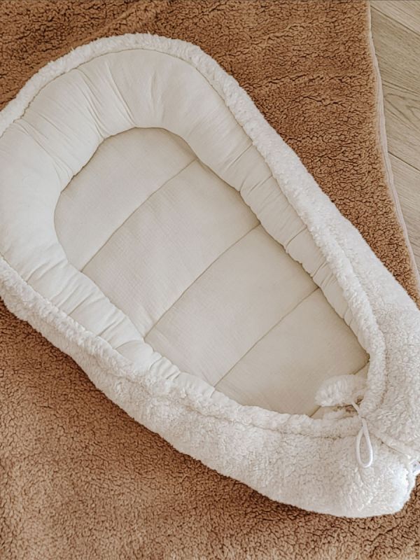 Teddy Baby Nest, Cream