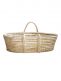 Rocking Moses basket with mattress and stand, natural