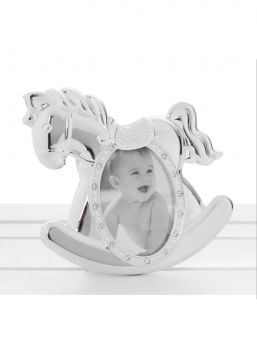 Baby photo frame  - Rocking horse