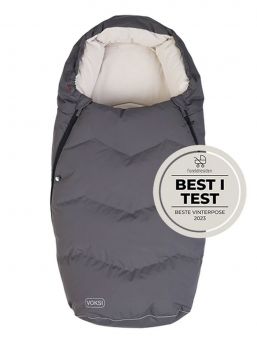 VOKSI - Urban extendable down footmuff 0-4,5y GREY