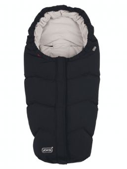 VOKSI - Move baby's down footmuff, black