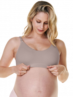 BRAVADO - Scoop Neck Maternity & Nursing Bra - Sand