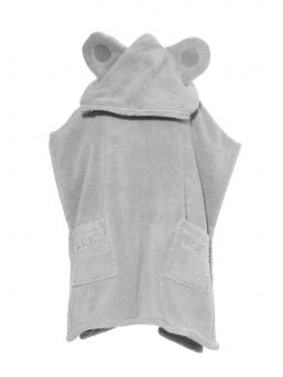 Luin Living Poncho towel, 4 different sizes,  Pearl Grey