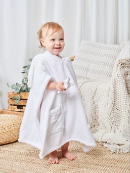 Luin Living Poncho towel, 4 different sizes, Snow